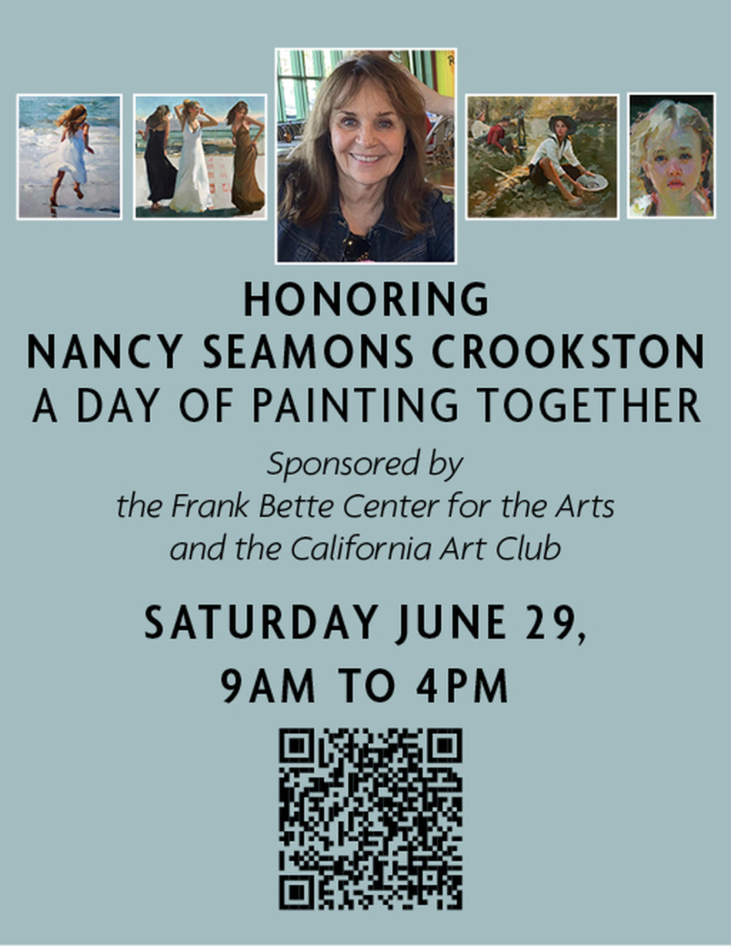 Frank Bette Center For the Arts  strong HONORING NANCY SEAMONS CROOKSTON  strong  promotion flier on Digifli com