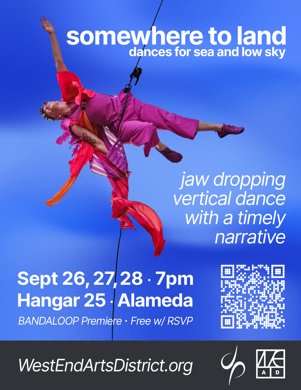 unkown Unleash Your Imagination at Hangar 25 s Vertical Dance Premiere in Alameda  promotion flier on Digifli com