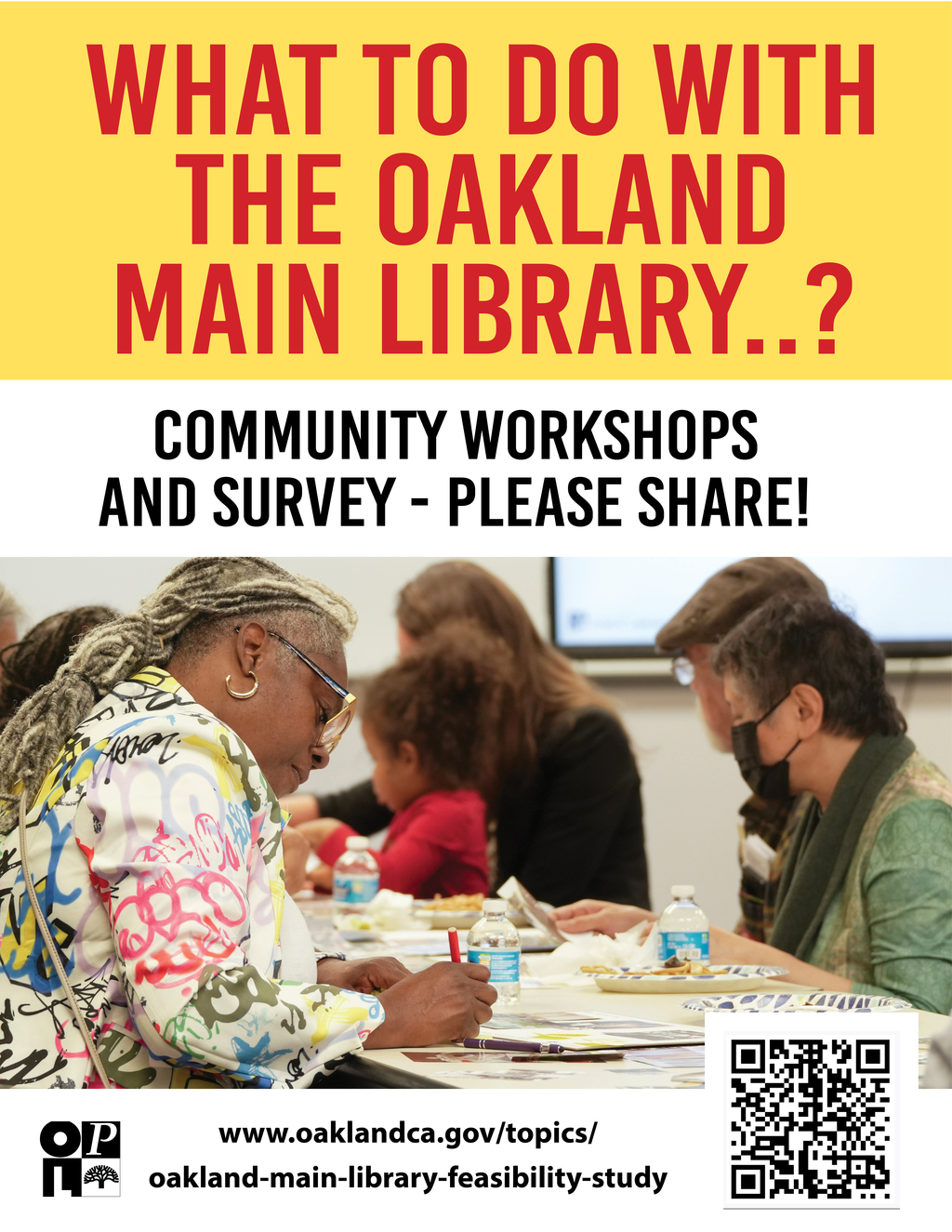 RBA Creative What to Do with The Oakland Main Library  promotion flier on Digifli com