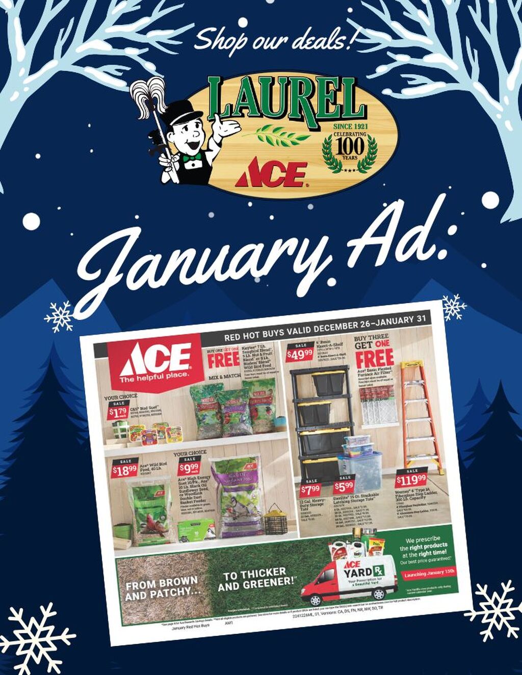 Laurel Ace Hardware Discover Delightful Deals at Laurel Ace Hardware in Oakland  promotion flier on Digifli com