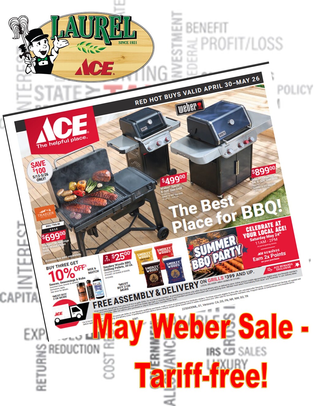 Laurel Ace Hardware Laurel Ace Hardware  Oakland promotion flier on Digifli com