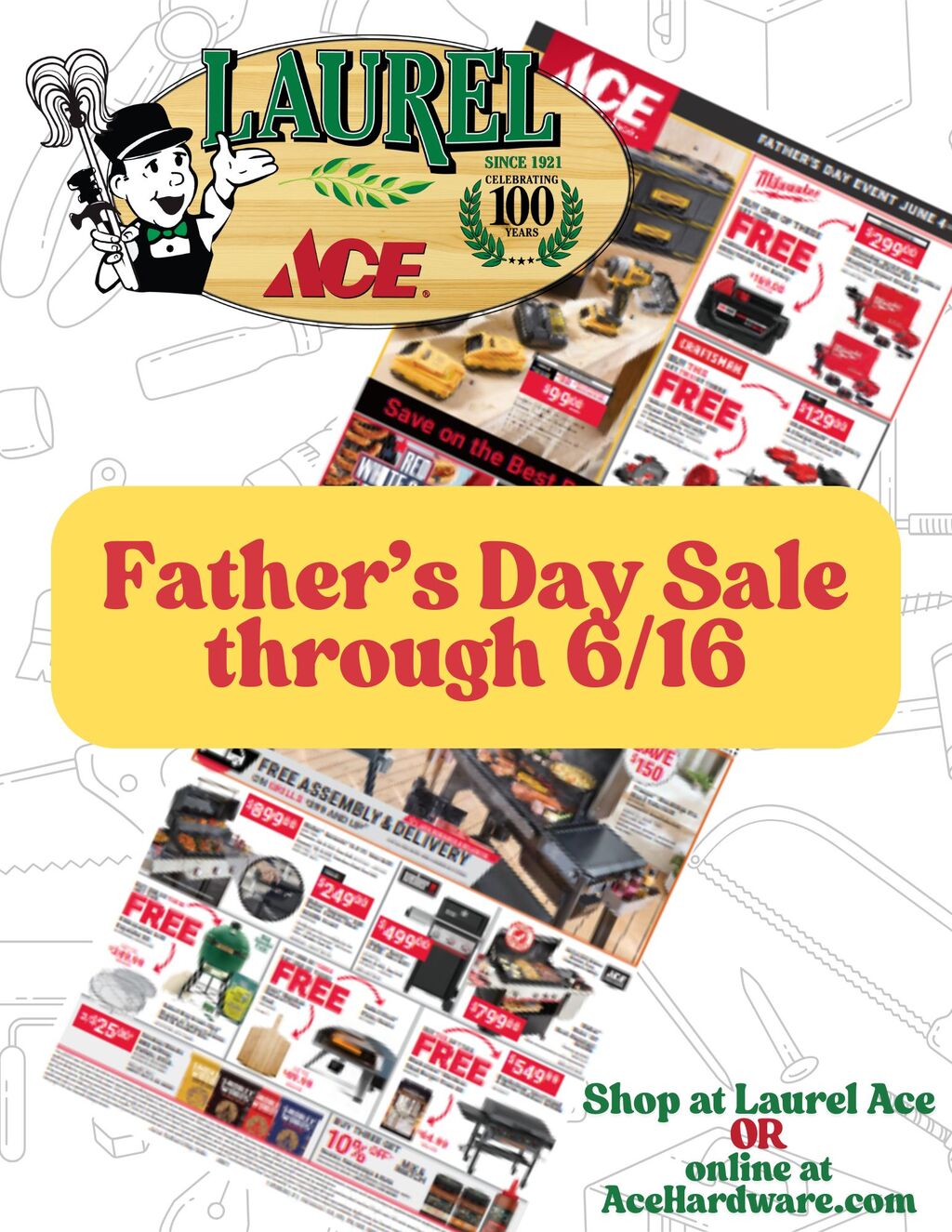 Laurel Ace Hardware Laurel Ace Hardware  Oakland promotion flier on Digifli com