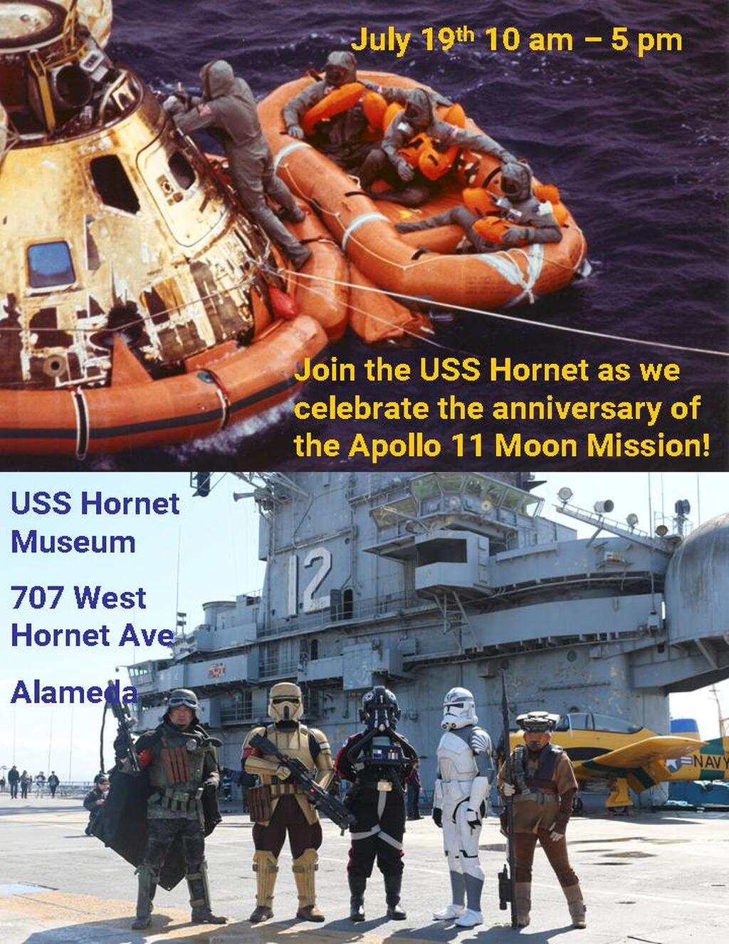 USS Hornet   Sea  Air and Space Museum USS Hornet Museum  Alameda promotion flier on Digifli com