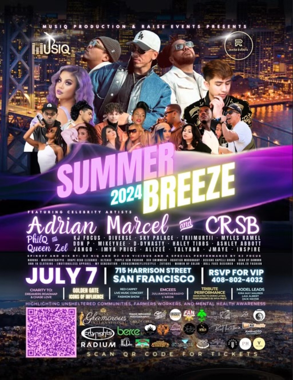 Digifli Community Bulletin Boards Swing into Summer with the Summer Breeze 2024 Festival  promotion flier on Digifli com