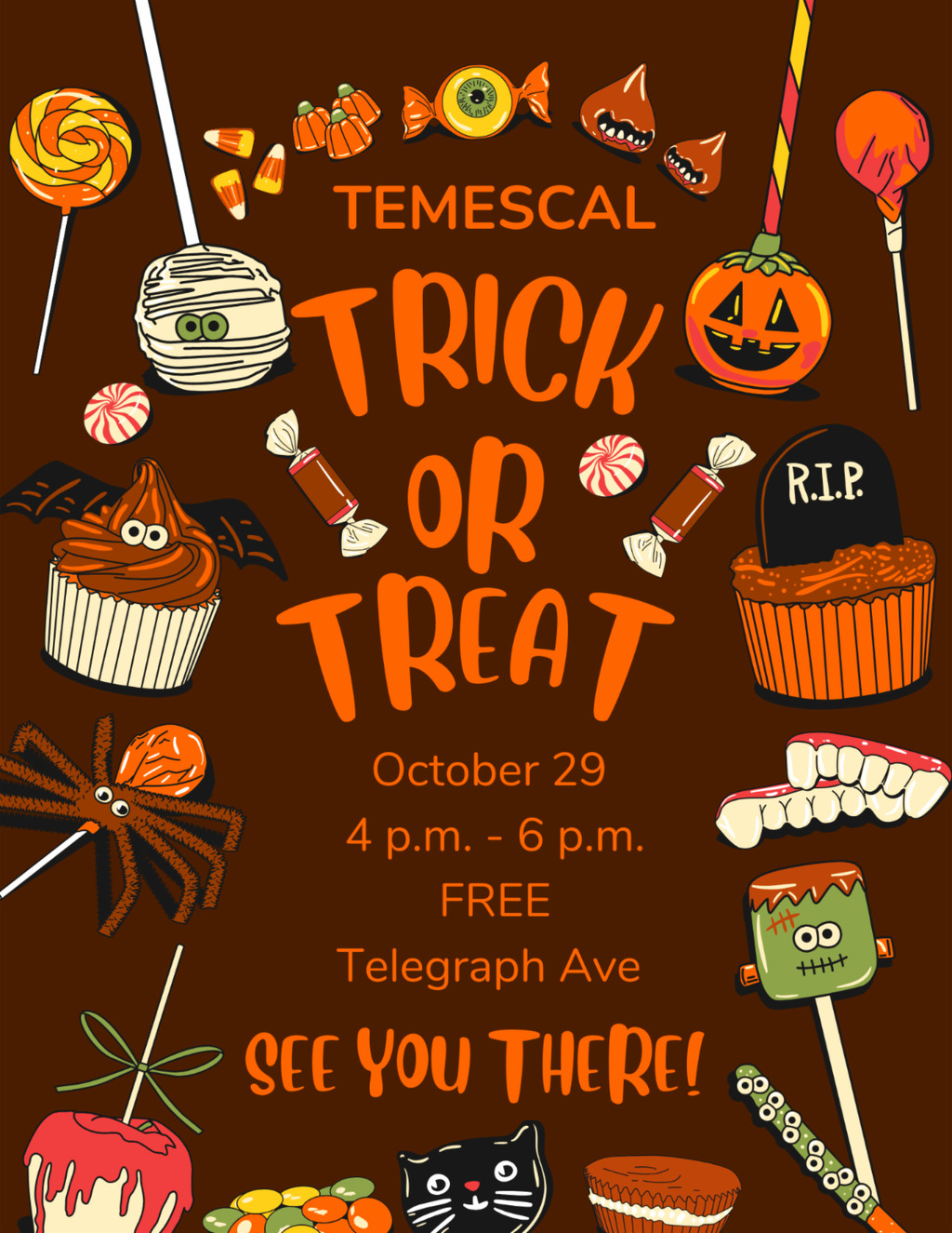  It s All Treats and No Tricks This October at TEMESCAL Trick R I P  promotion flier on Digifli com