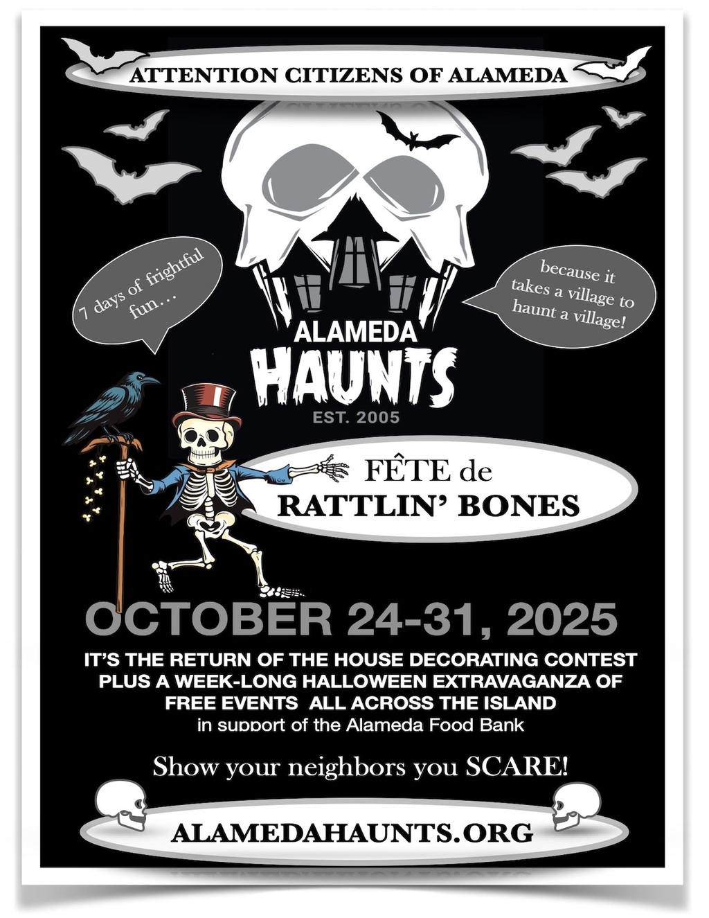 unkown Alameda Haunts  Alameda promotion flier on Digifli com