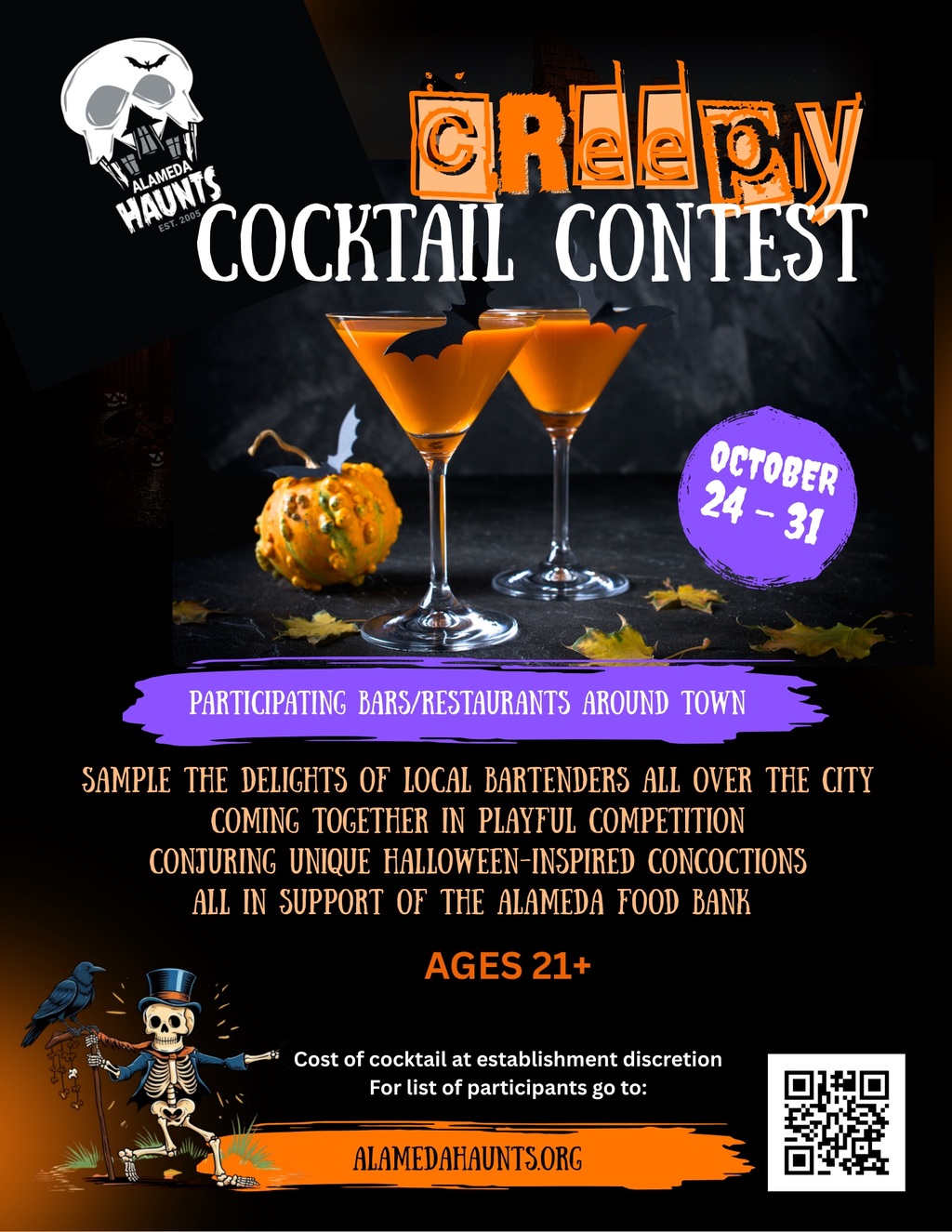 unkown Participating Bars Restaurants  Alameda promotion flier on Digifli com
