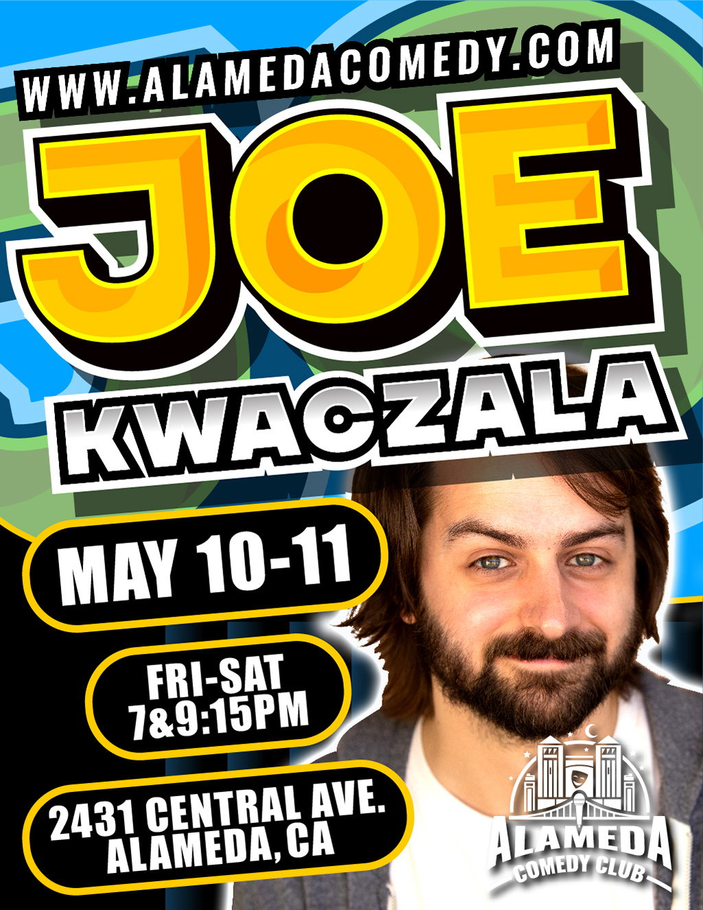 Alameda Comedy Club Come Join Us for Some Laughs at Alameda Comedy Club  promotion flier on Digifli com