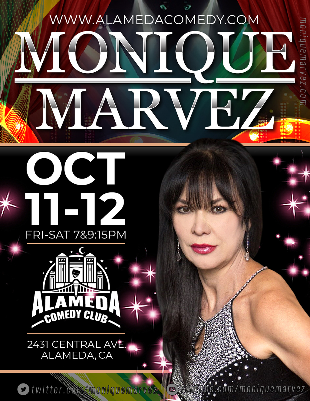 Alameda Comedy Club Alameda Comedy Club  Laughter Unleashed in Alameda  promotion flier on Digifli com