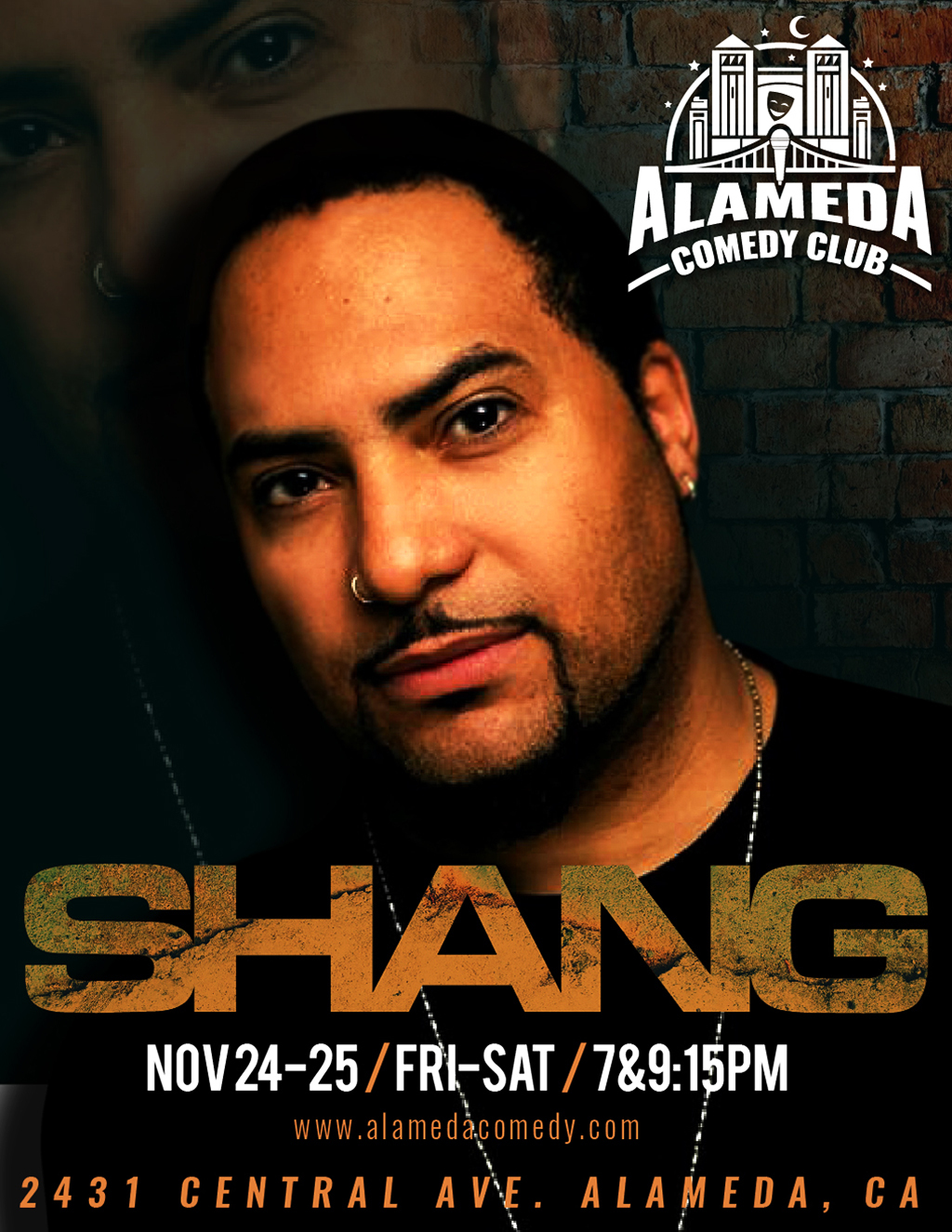 Alameda Comedy Club Fun Times at Alameda Comedy Club promotion flier on Digifli com