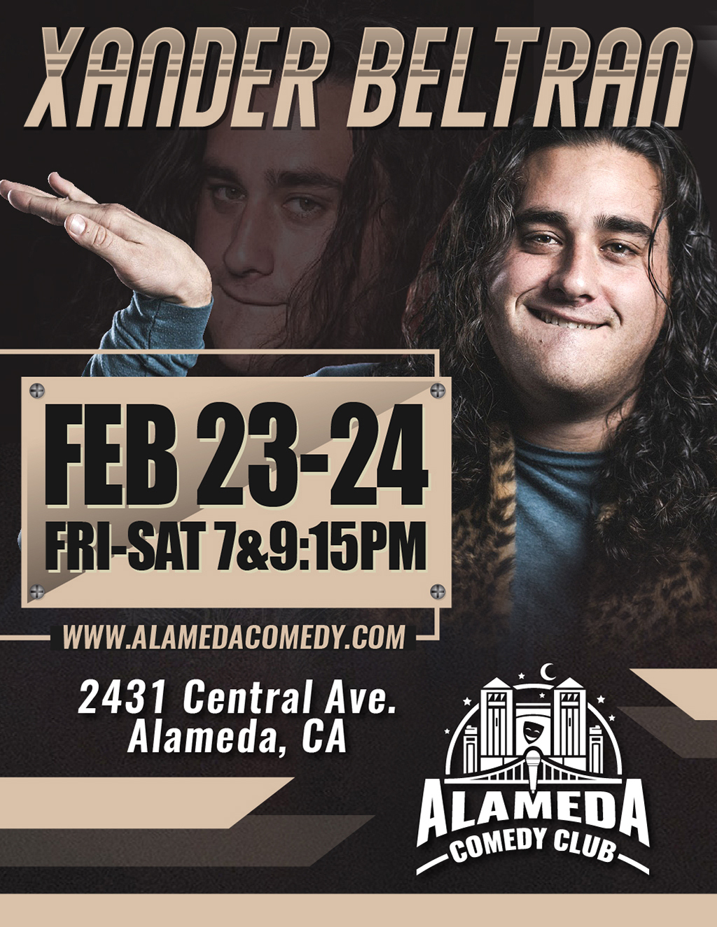 Alameda Comedy Club Welcome to Alameda Comedy Club  promotion flier on Digifli com