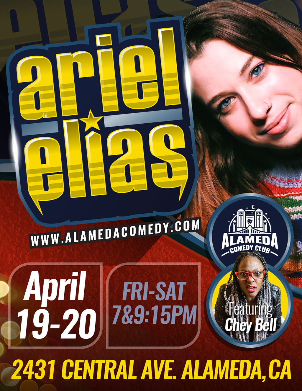 Alameda Comedy Club Join Us for a Night of Laughter at the Alameda Comedy Club promotion flier on Digifli com