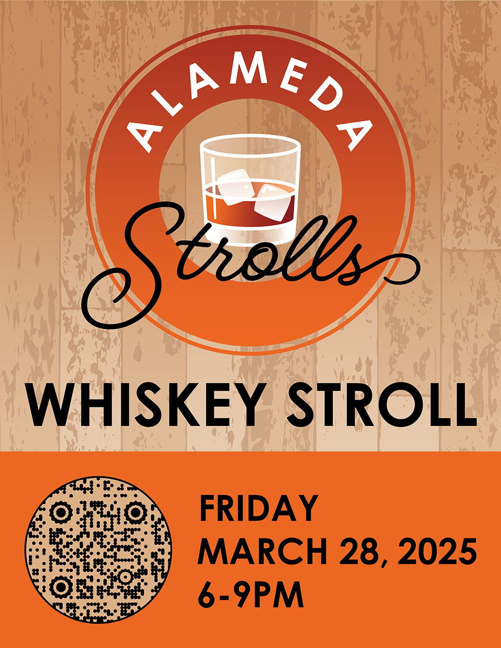 Downtown Alameda Business Association Whiskey Lovers Unite at Alameda s Own Sip   Stroll  promotion flier on Digifli com