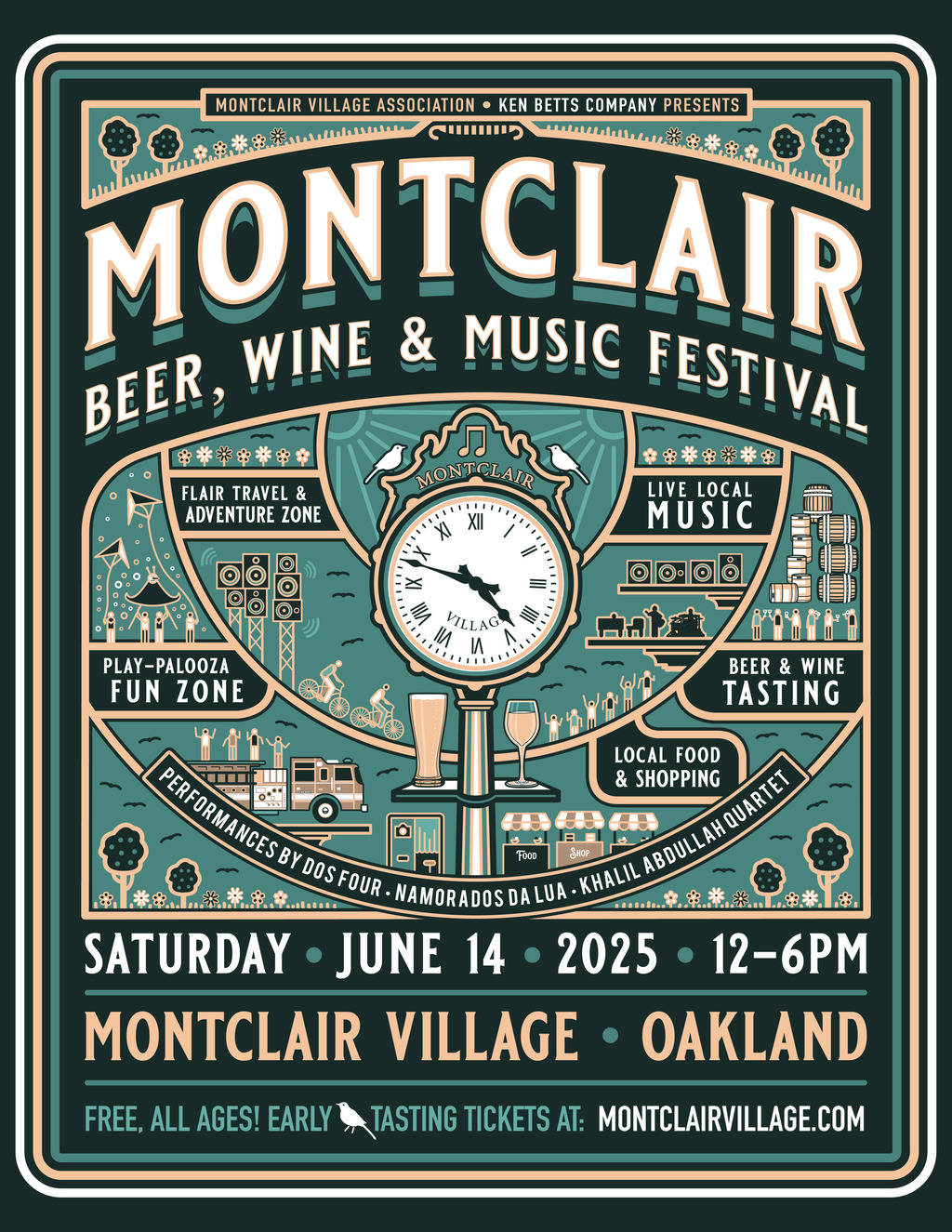 Montclair Parking Garage Montclair Village  Oakland promotion flier on Digifli com