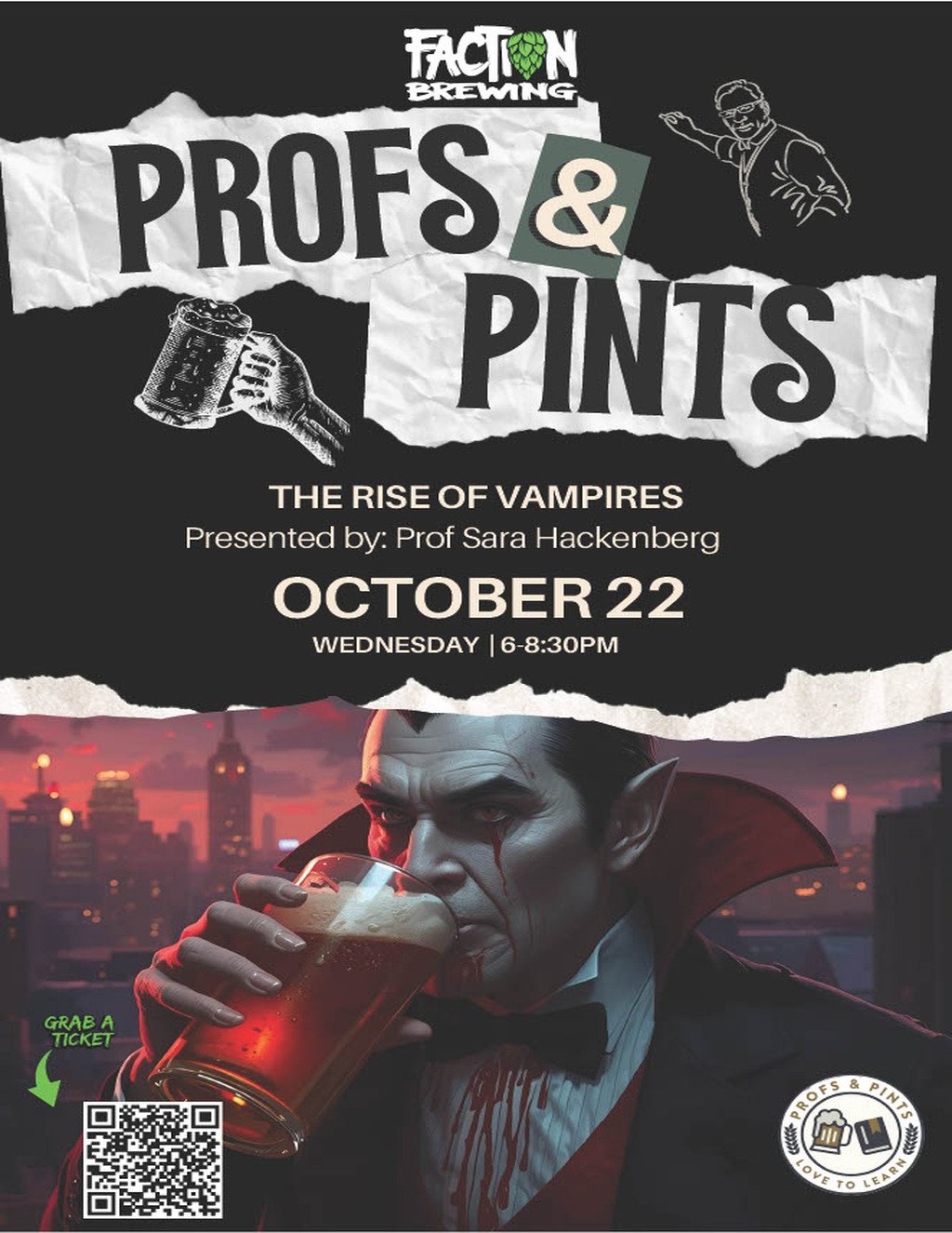 Faction Brewing Faction Brewing  Alameda promotion flier on Digifli com