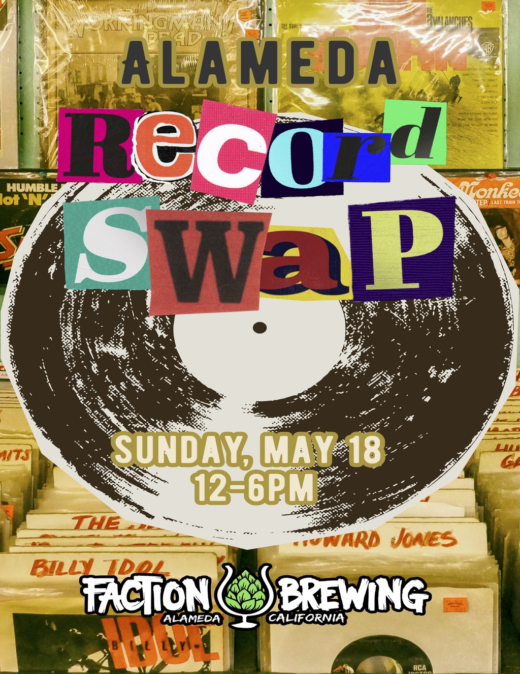 Faction Brewing Faction Brewing  Alameda promotion flier on Digifli com