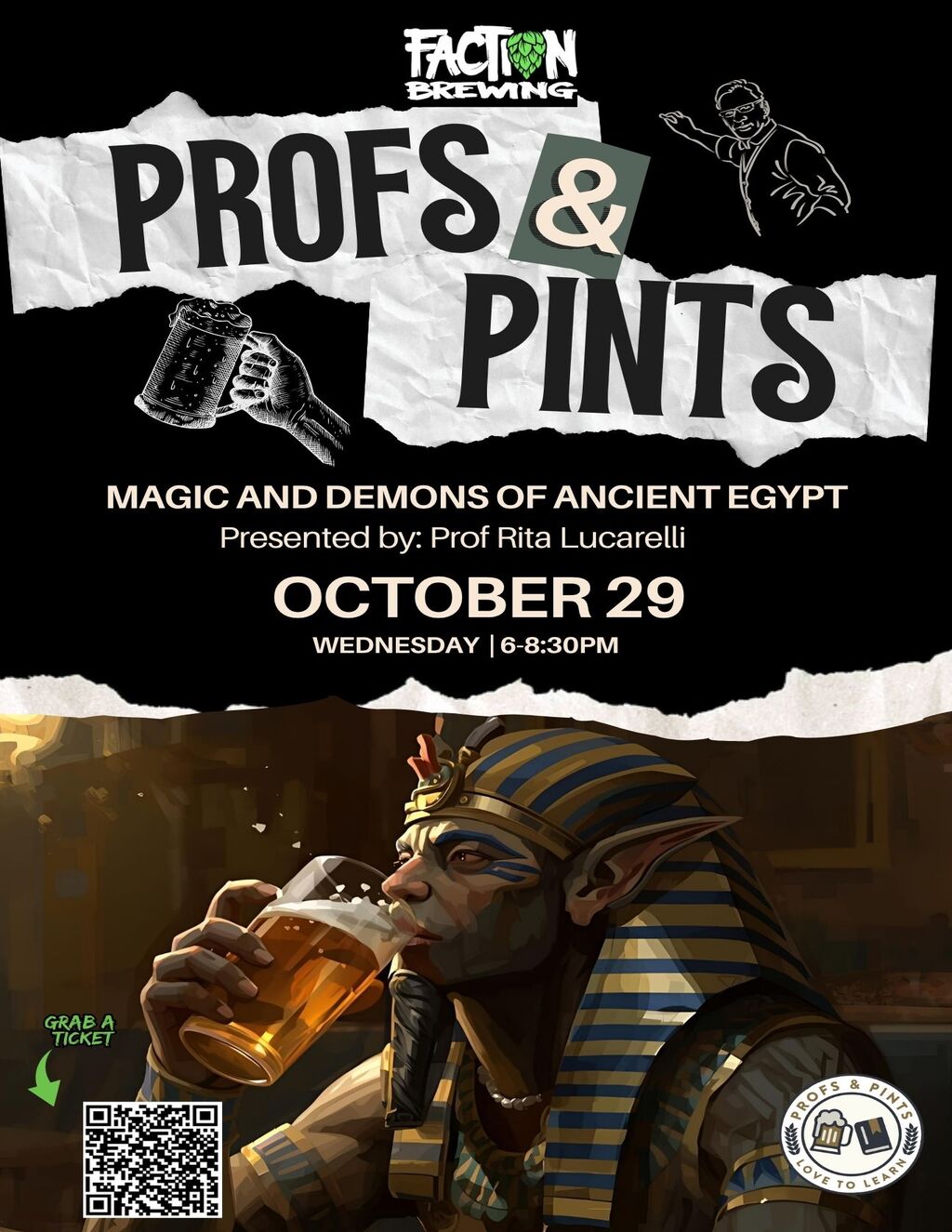 Faction Brewing Faction Brewing  Alameda promotion flier on Digifli com
