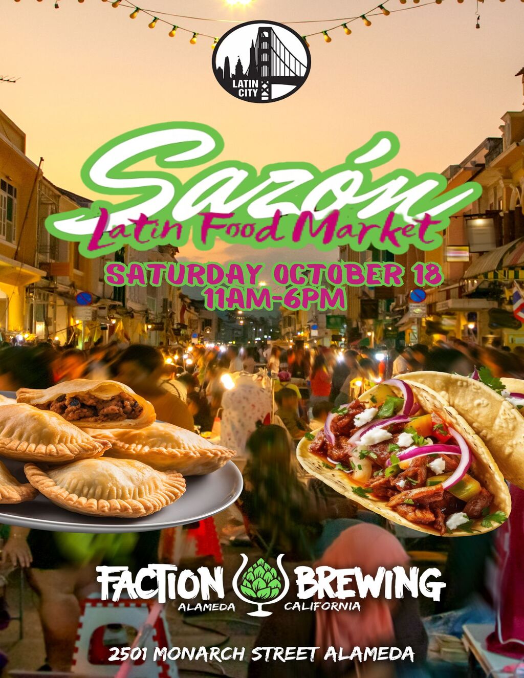 Faction Brewing Faction Brewing  Alameda promotion flier on Digifli com