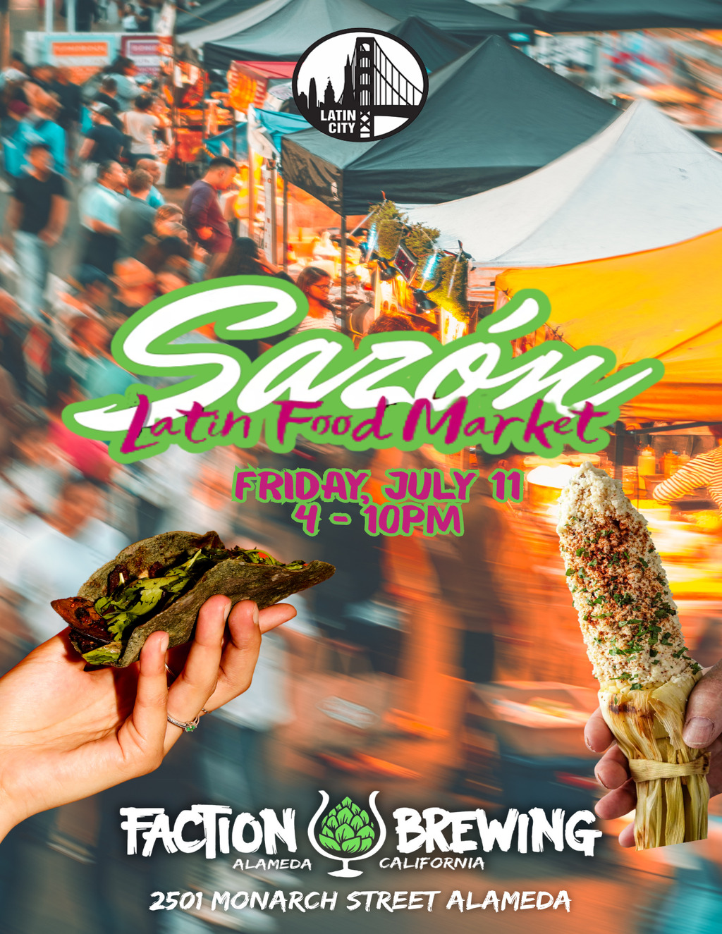 Faction Brewing Faction Brewing  Alameda promotion flier on Digifli com