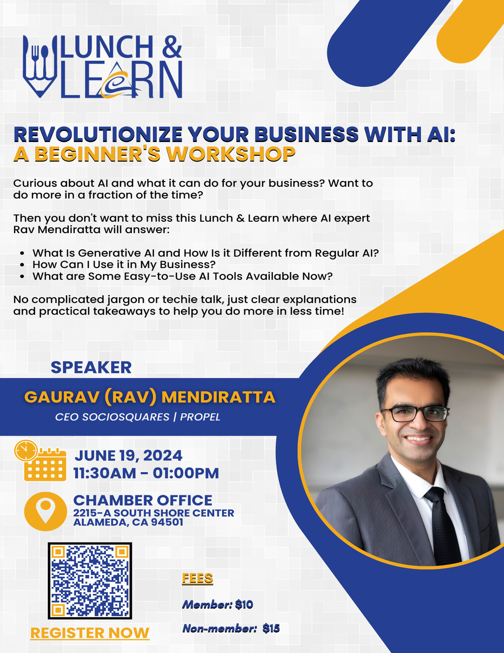 Alameda Chamber Of Commerce Revolutionize Your Business with AI  A Beginner s Workshop in Alameda  promotion flier on Digifli com