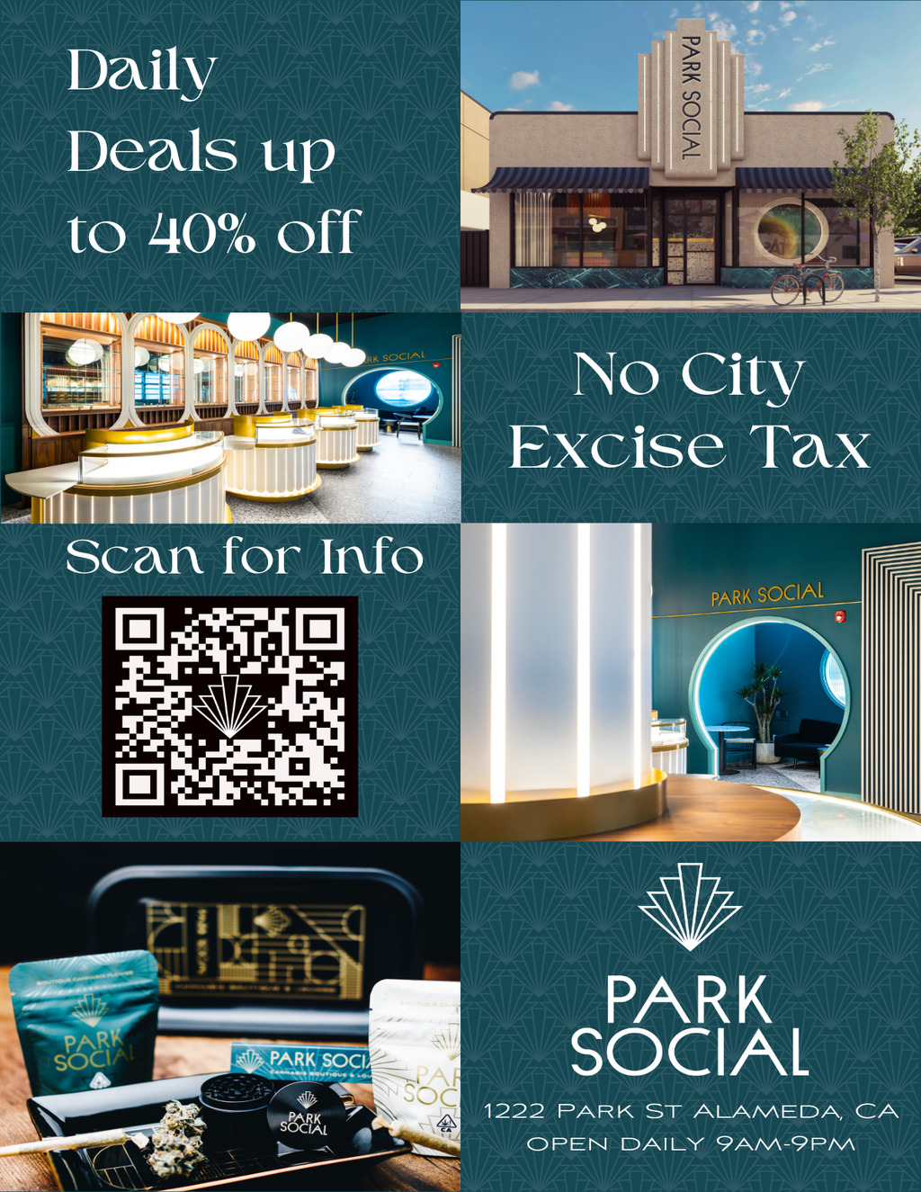 1222 Park St Discover Amazing Deals at Park Social in Alameda  promotion flier on Digifli com