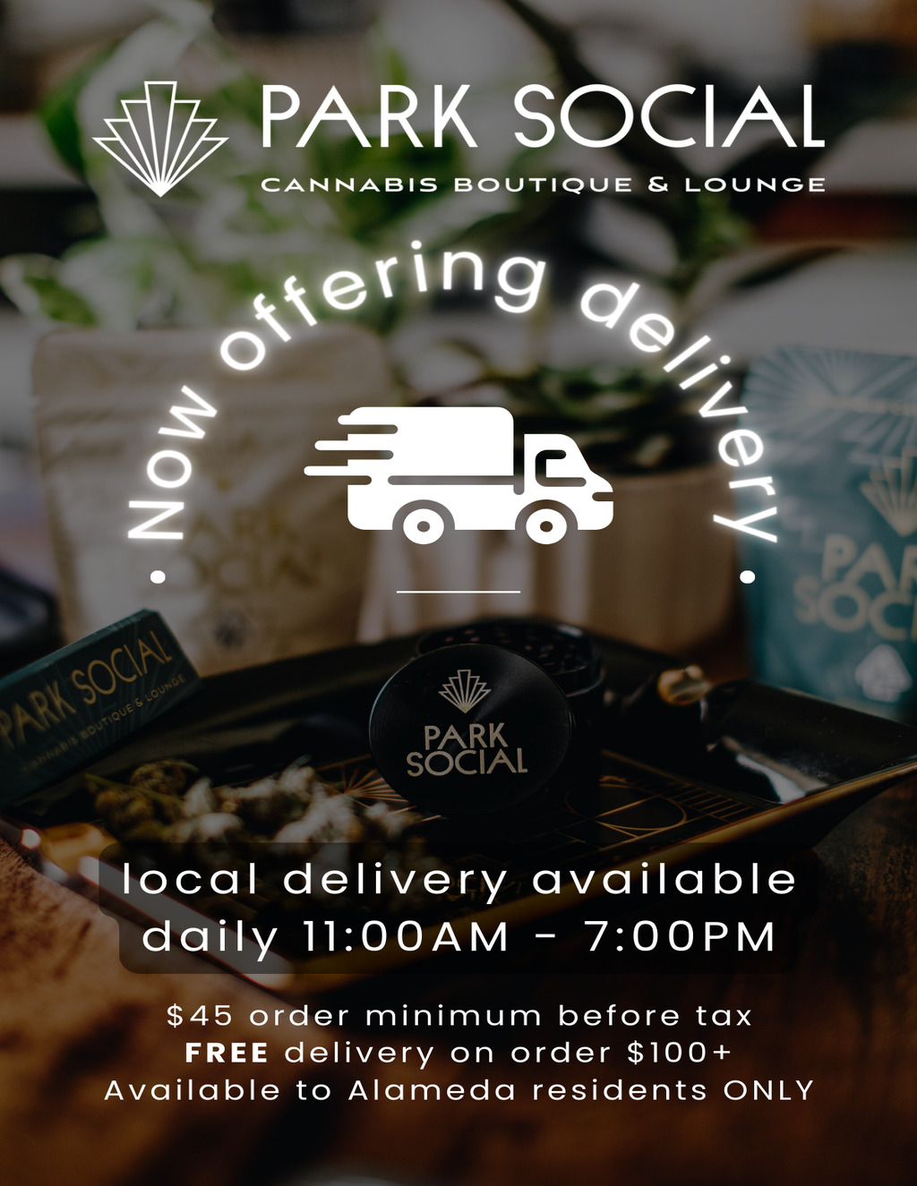 1222 Park St Park Social   s New Delivery Delight in Alameda  promotion flier on Digifli com