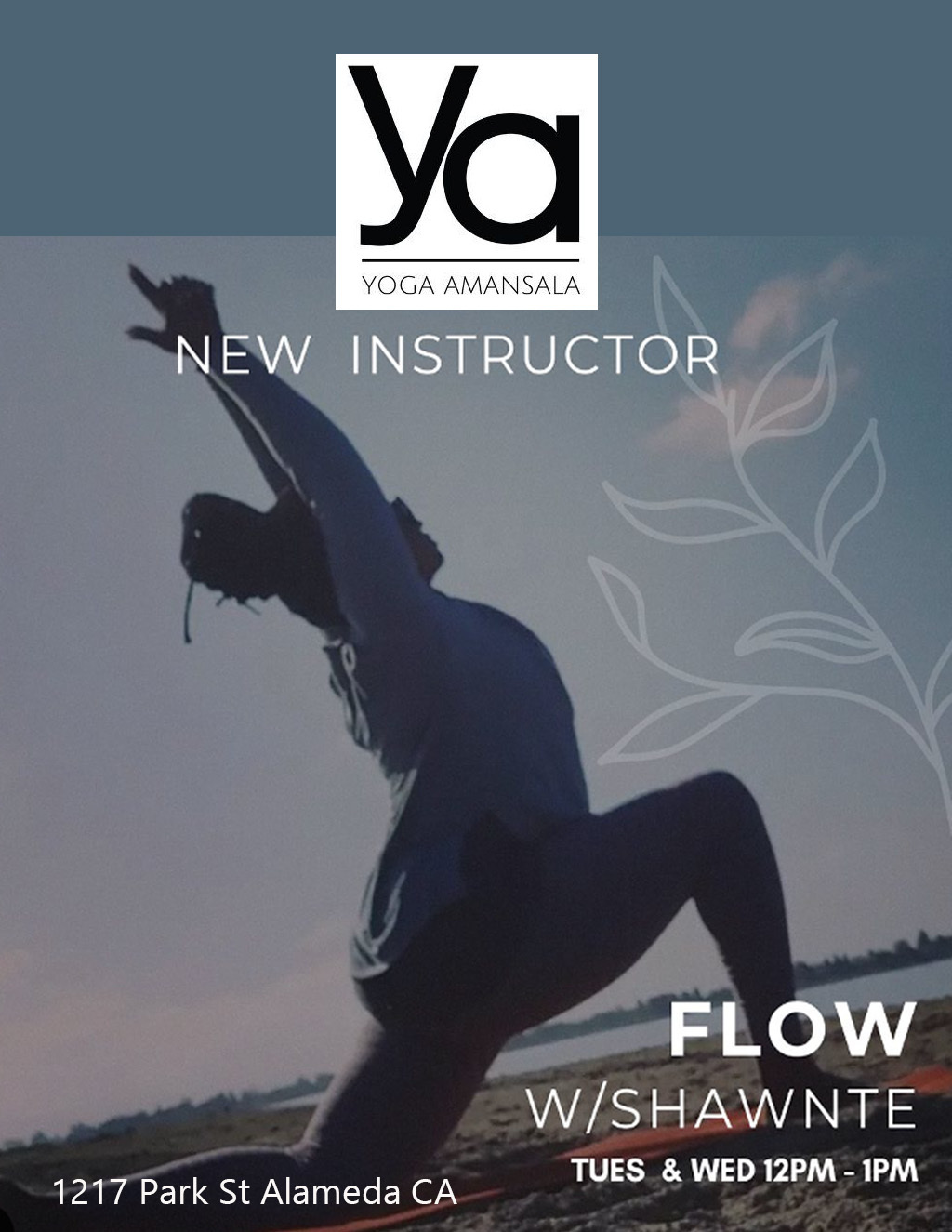 Yoga Amansala Welcome New Yoga Instructor  Shawnte  promotion flier on Digifli com