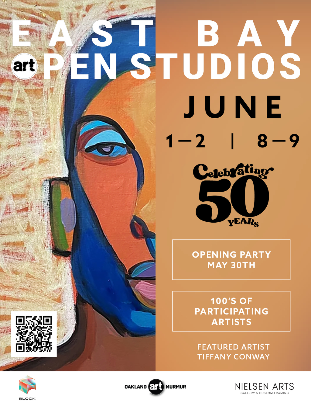 Studio One Arts Center Celebrate the 8th Anniversary of BAY art PEN STUDIOS with an Exciting Opening Party  promotion flier on Digifli com