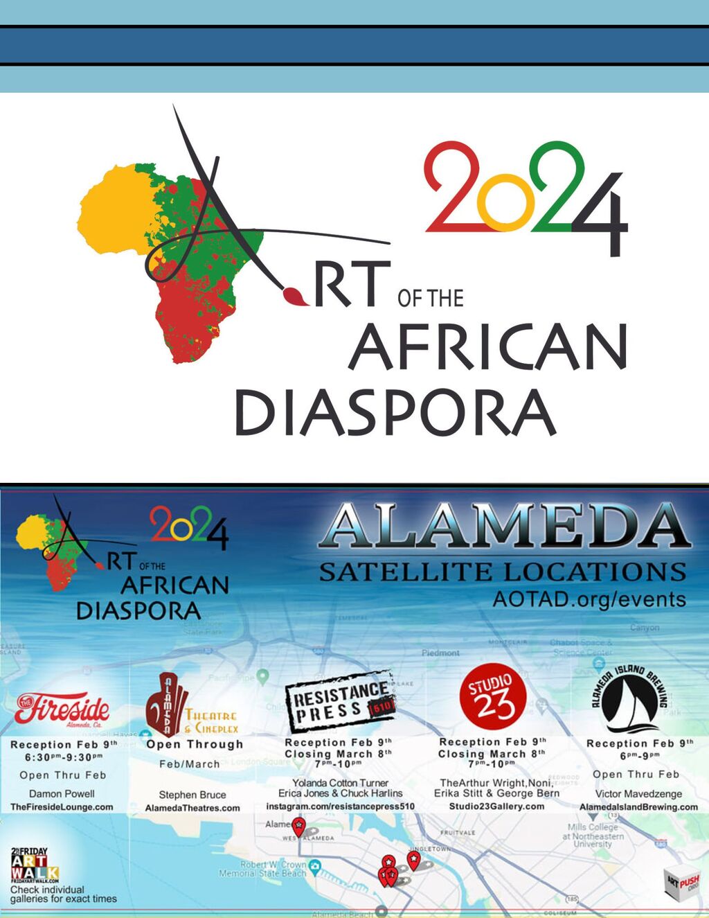 Digifli Community Bulletin Boards 2024 OF THE AFRICAN DIASPORA   A Showcase of African Diaspora Culture promotion flier on Digifli com