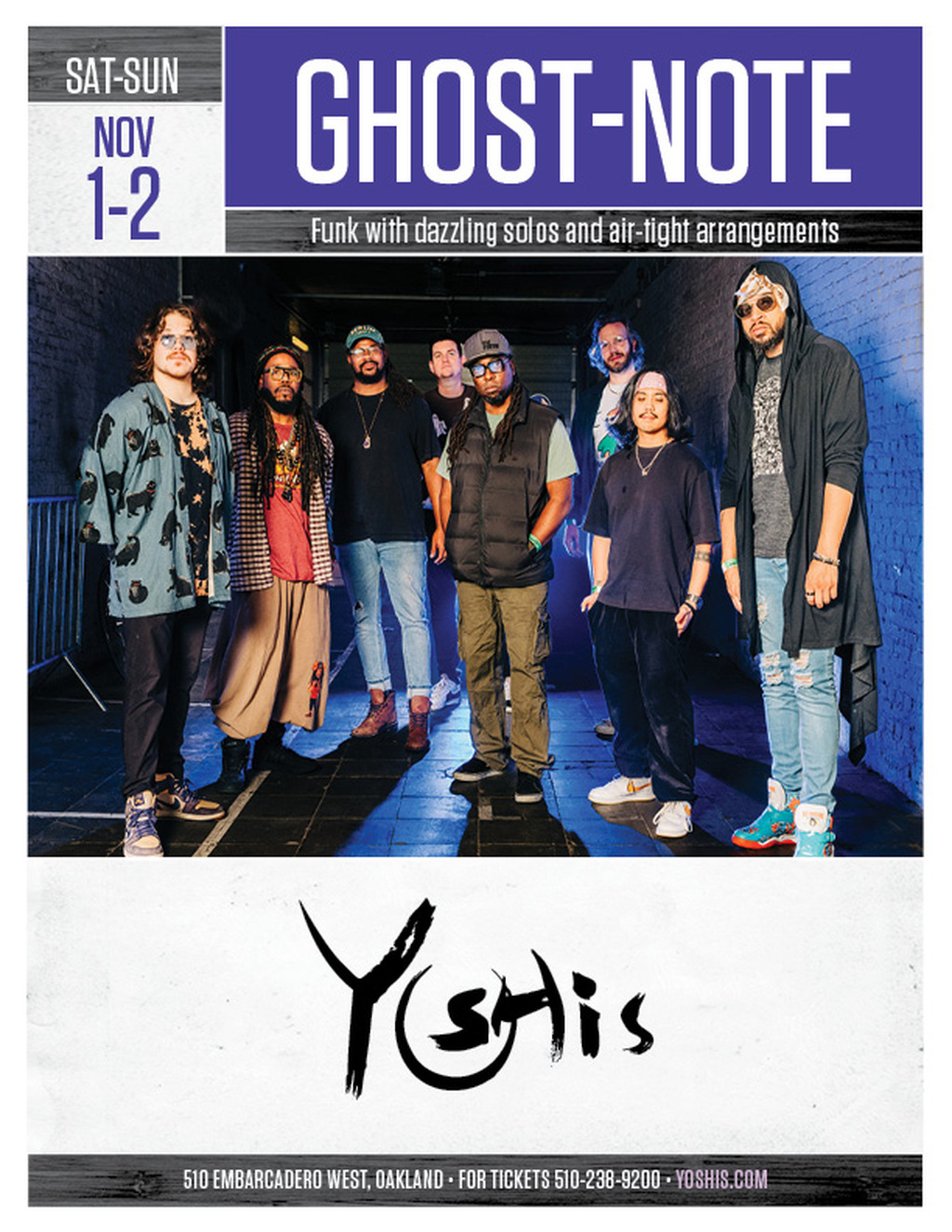 Yoshi s Yoshi s  Oakland promotion flier on Digifli com