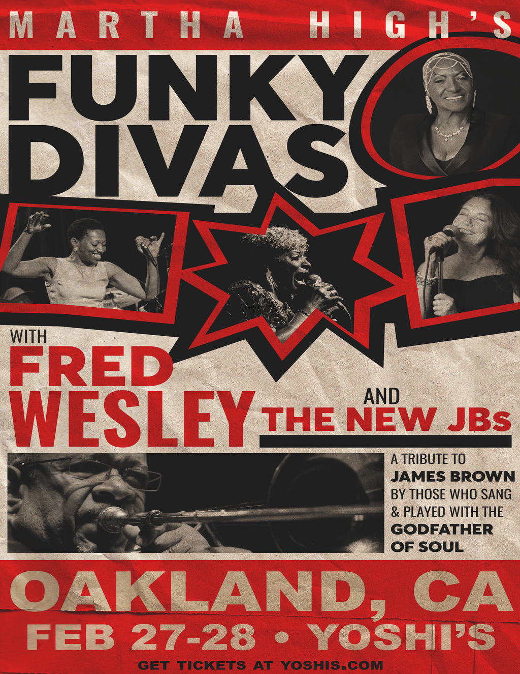 Yoshi s Get Ready for a Funky Time at Yoshi s Oakland  promotion flier on Digifli com