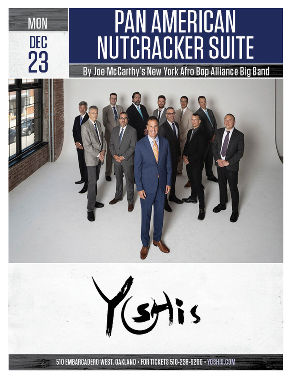 Yoshi s Experience the Magic of the  Pan American Nutcracker Suite  at Yoshi s Oakland  promotion flier on Digifli com