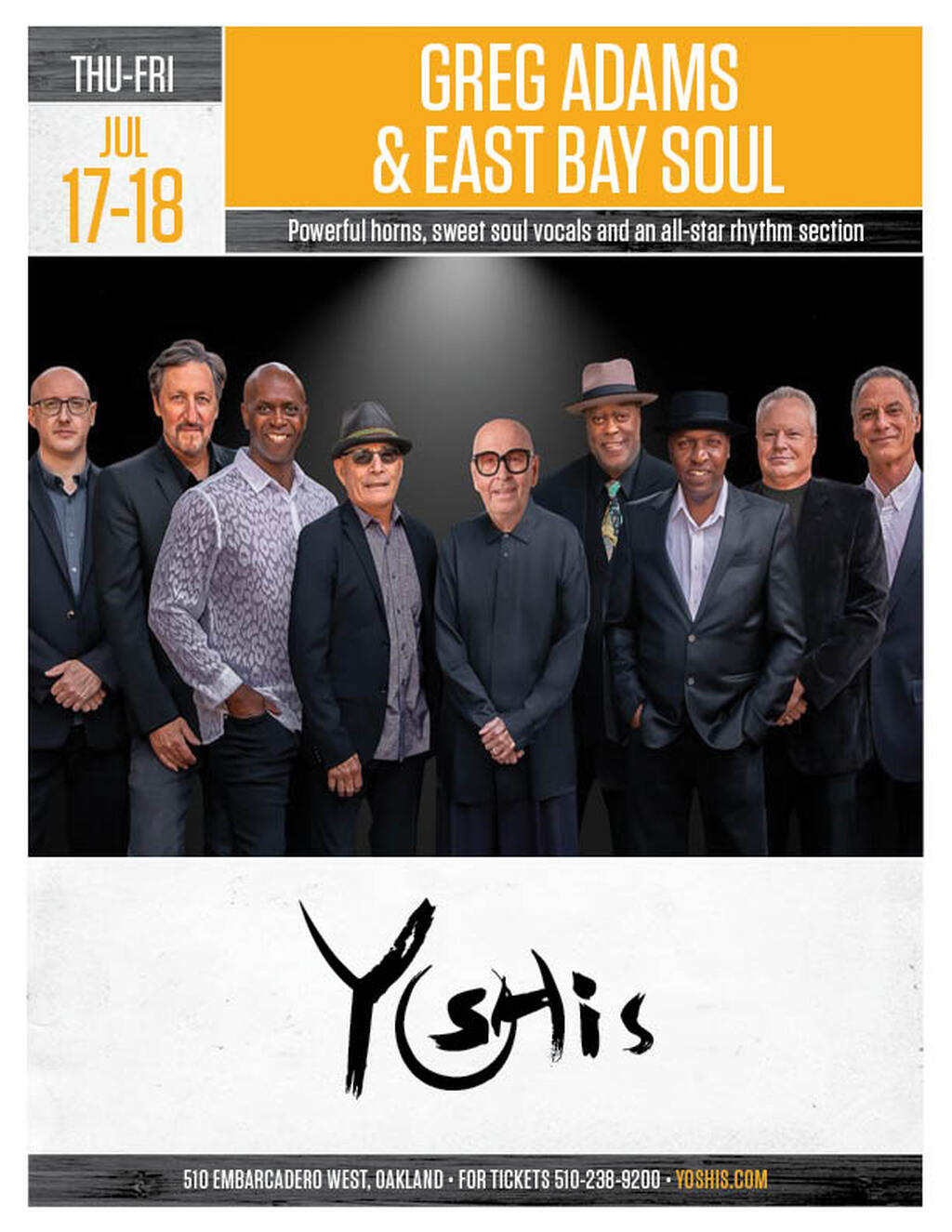 Yoshi s Yoshi s Oakland  Oakland promotion flier on Digifli com