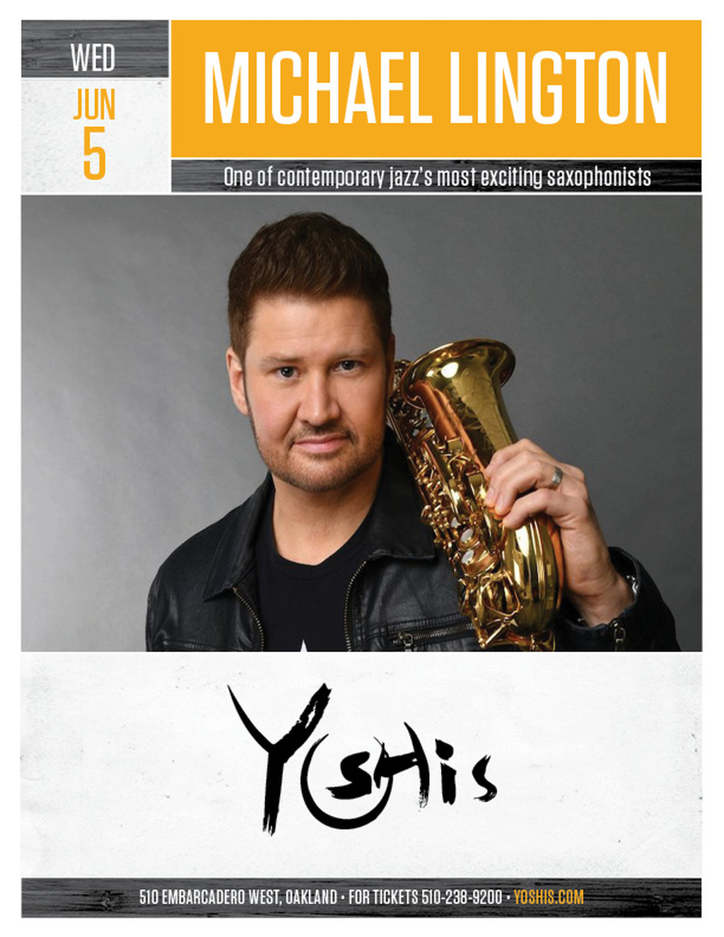 Yoshi s Experience an Unforgettable Night of Jazz at Yoshi s in Oakland promotion flier on Digifli com