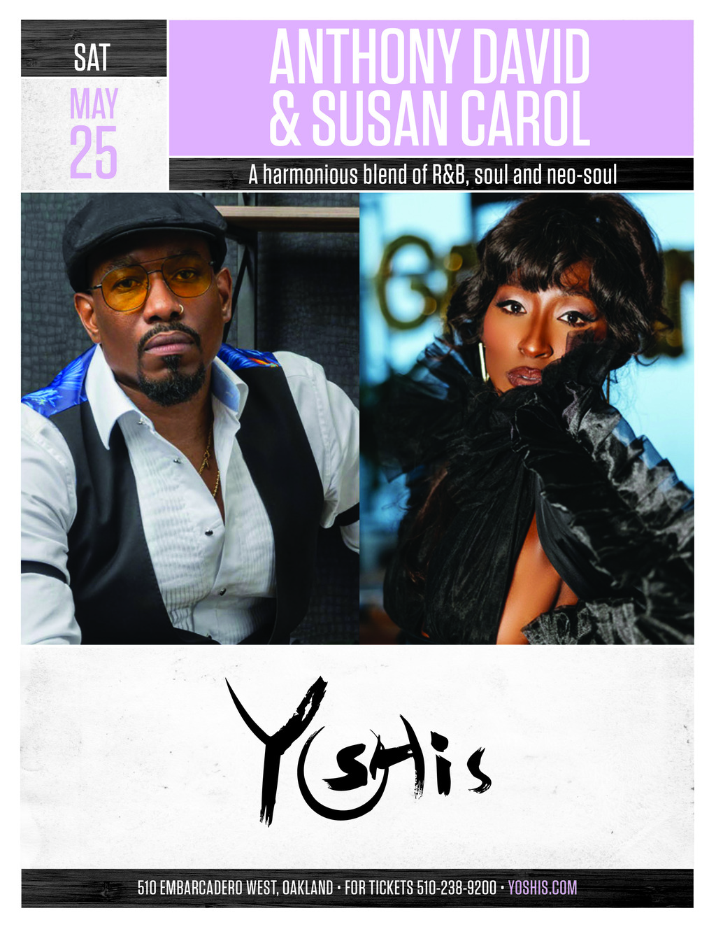 Yoshi s Experience a Night of Soulful Music at Yoshi s promotion flier on Digifli com