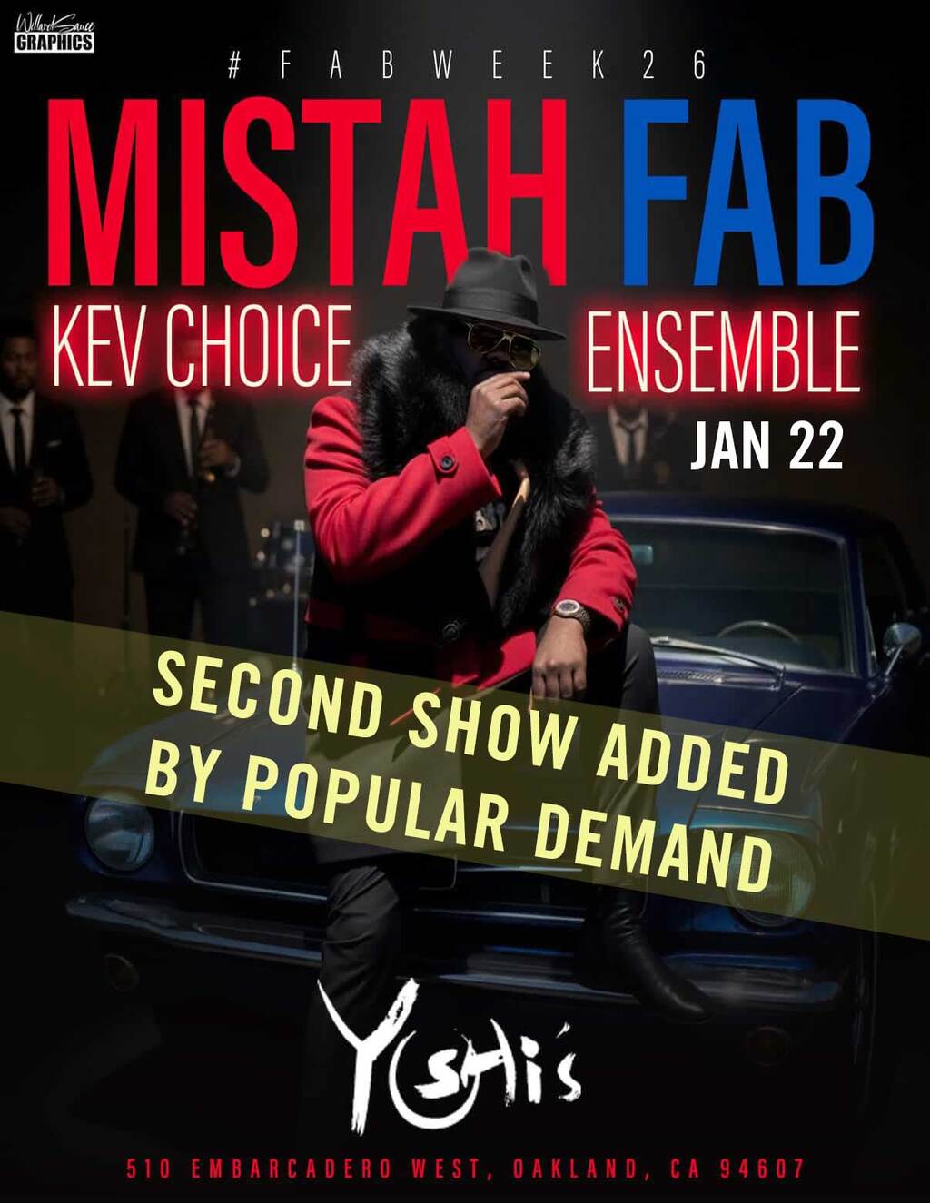 Yoshi s Yoshi s  Oakland     Mistah F A B  and Kev Choice Ensemble Event promotion flier on Digifli com