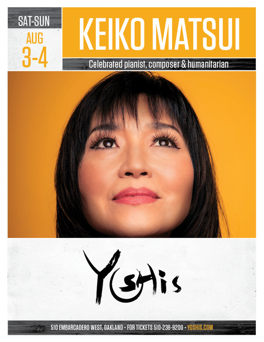 Yoshi s Live Music Alert  Keiko Matsui at Yoshi   s Oakland  promotion flier on Digifli com