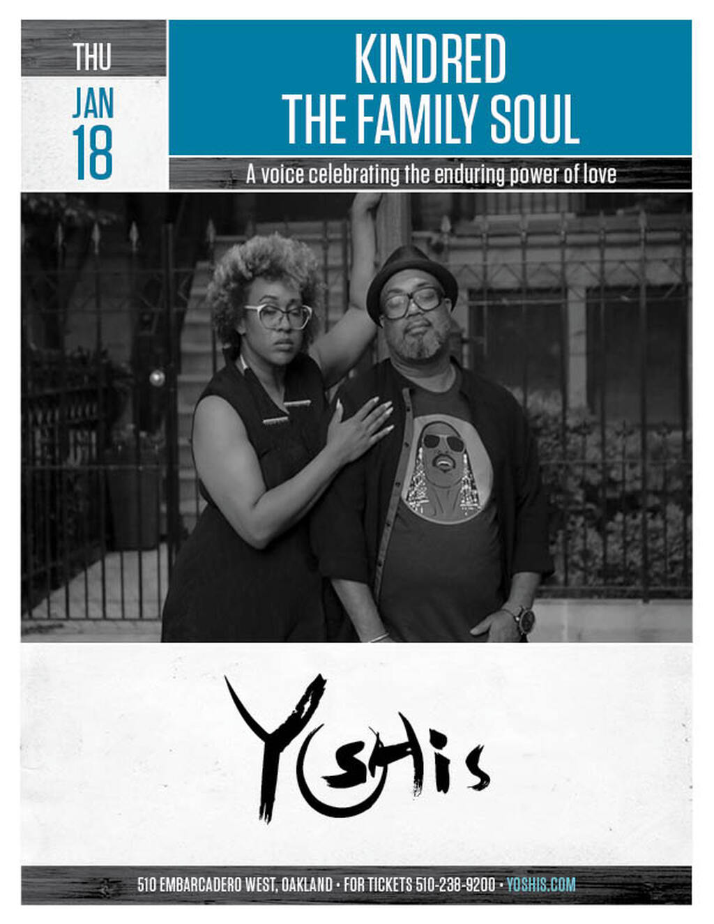 Yoshi s Discover the Enduring Power of Love with THE FAMILY SOUL promotion flier on Digifli com