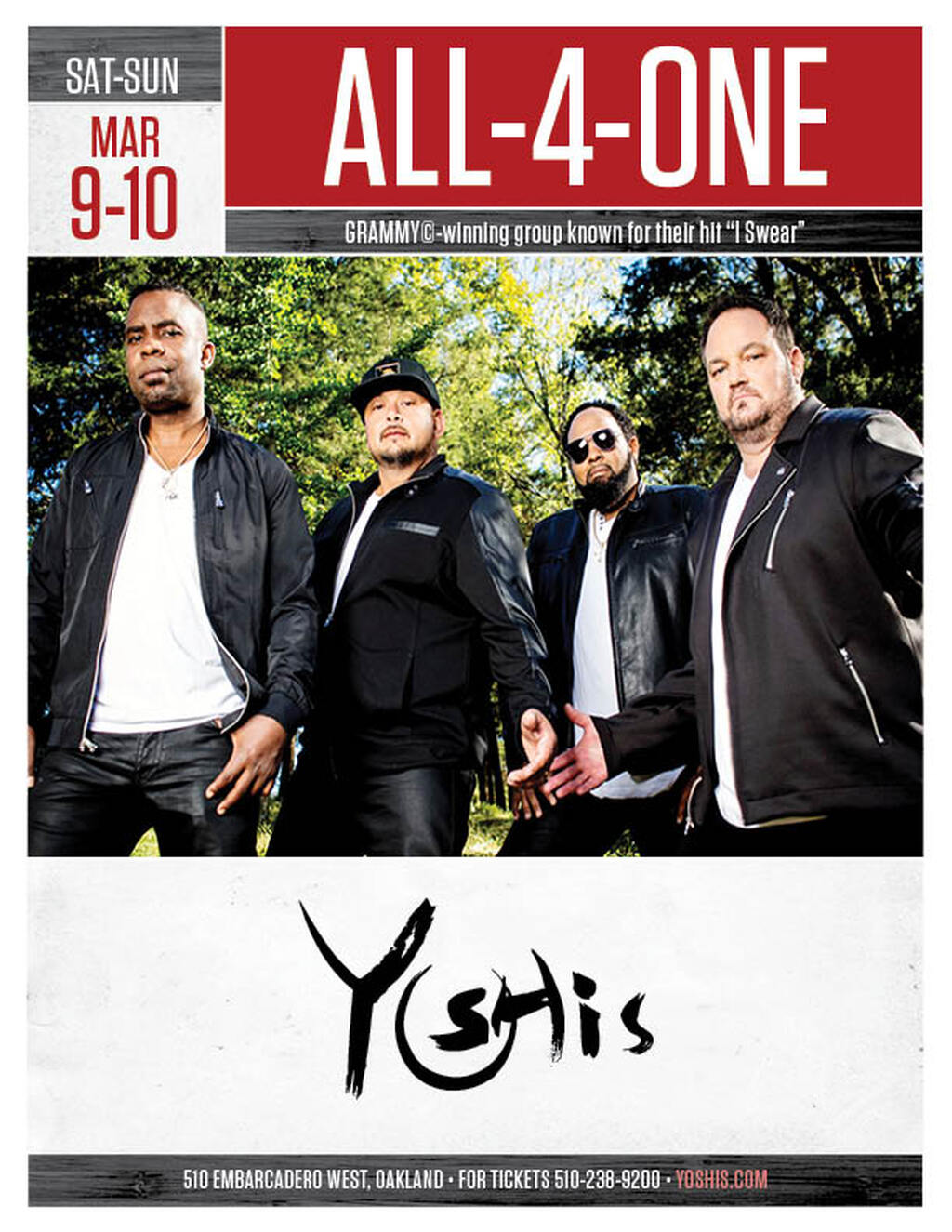 Yoshi s Experience a Night of Music and Fun at Yoshi s in Oakland  promotion flier on Digifli com