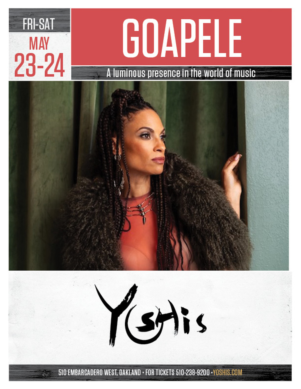 Yoshi s Yoshi s  Oakland promotion flier on Digifli com