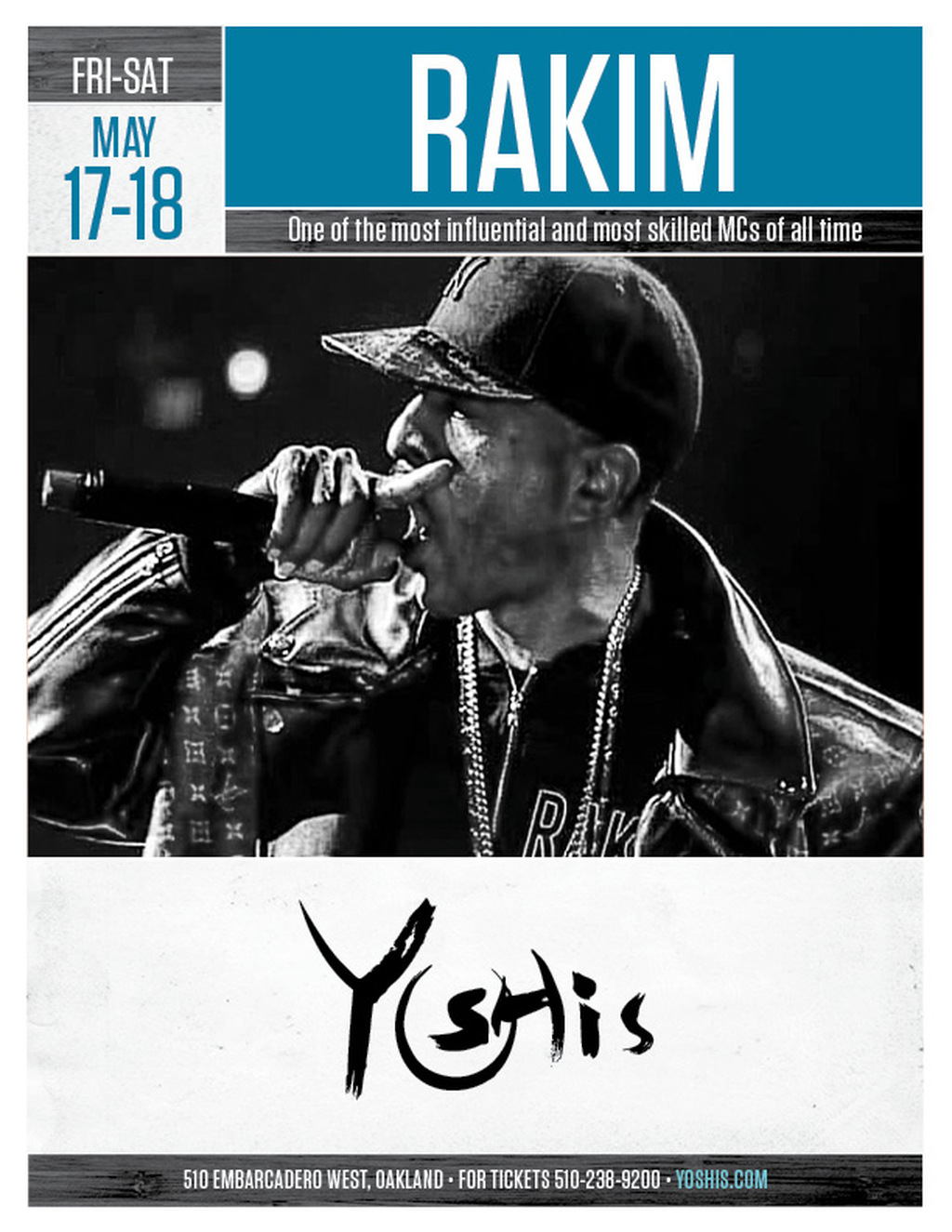 Yoshi s Experience the Best of Hip Hop at Yoshi s in Oakland promotion flier on Digifli com