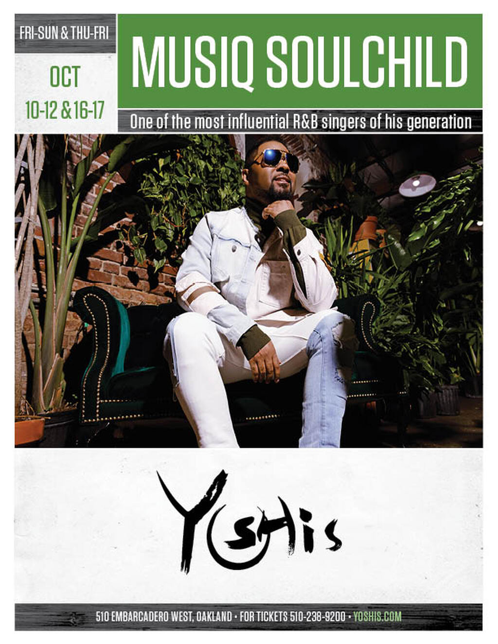 Yoshi s Yoshi s  Oakland promotion flier on Digifli com