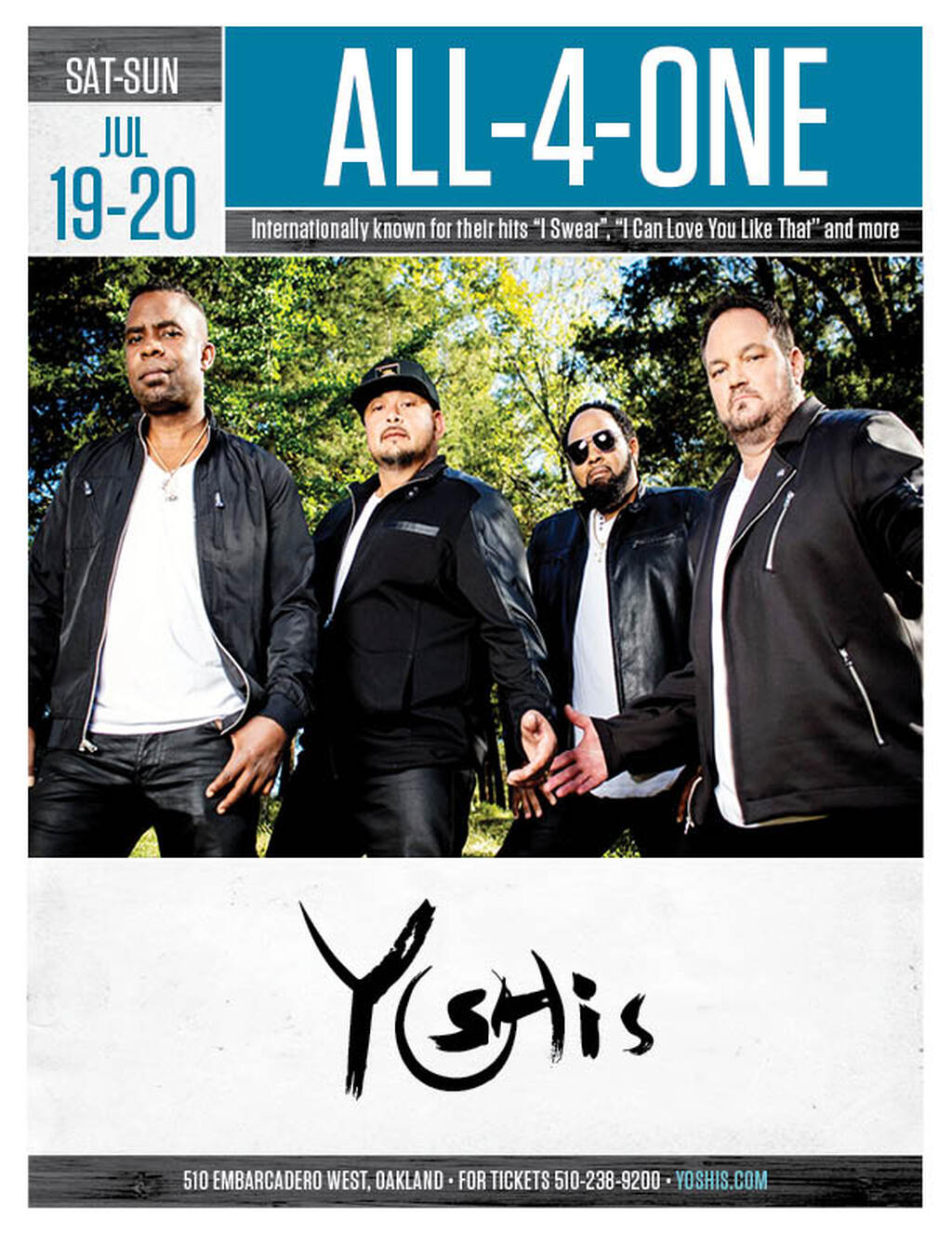 Yoshi s Yoshi s  Oakland promotion flier on Digifli com