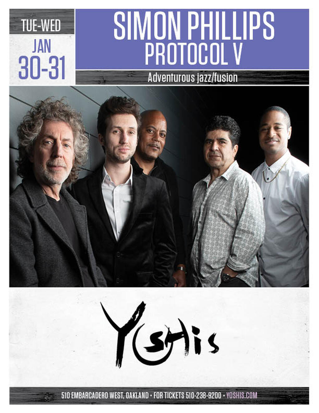 Yoshi s Embark on an Adventurous Night of Jazz and Fusion at Yoshi s in Oakland promotion flier on Digifli com