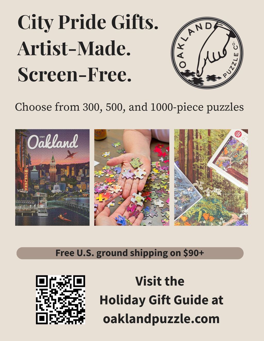 unkown Oakland Puzzle Co   Oakland promotion flier on Digifli com