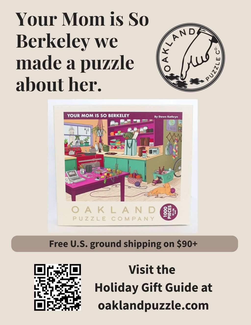 unkown Oakland Puzzle Company  Oakland promotion flier on Digifli com