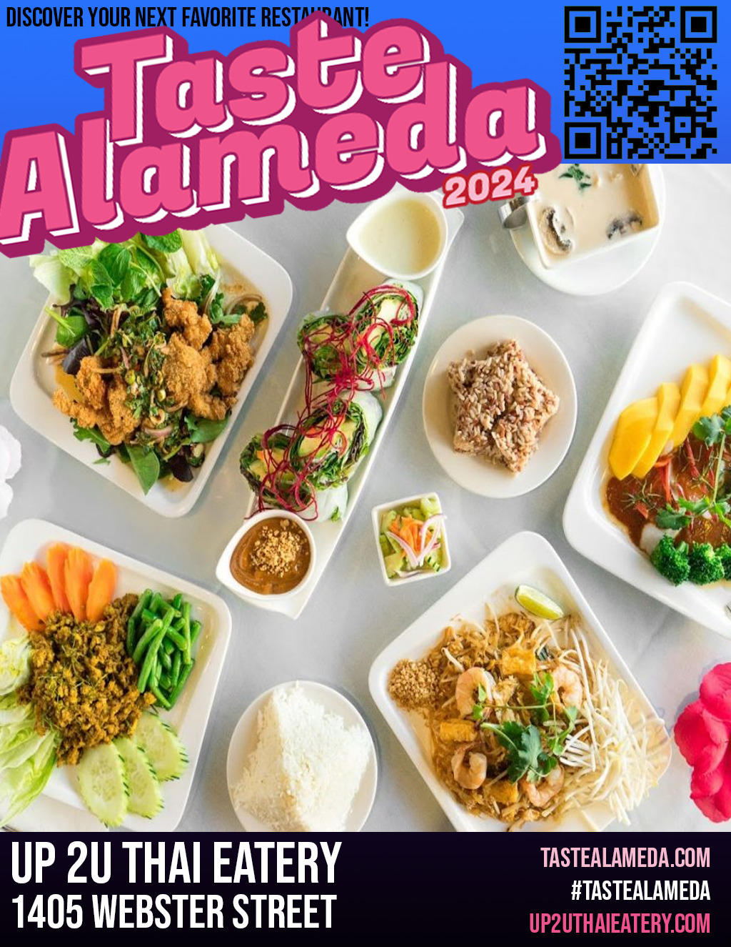  Discover Your Next Favorite Restaurant in Alameda  promotion flier on Digifli com