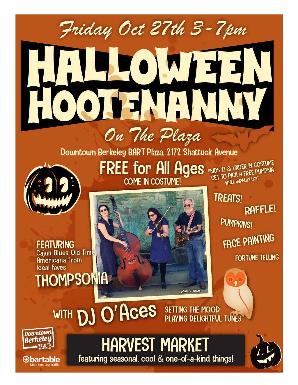  Come Out   Have Fun at the Halloween Hootenanny  promotion flier on Digifli com