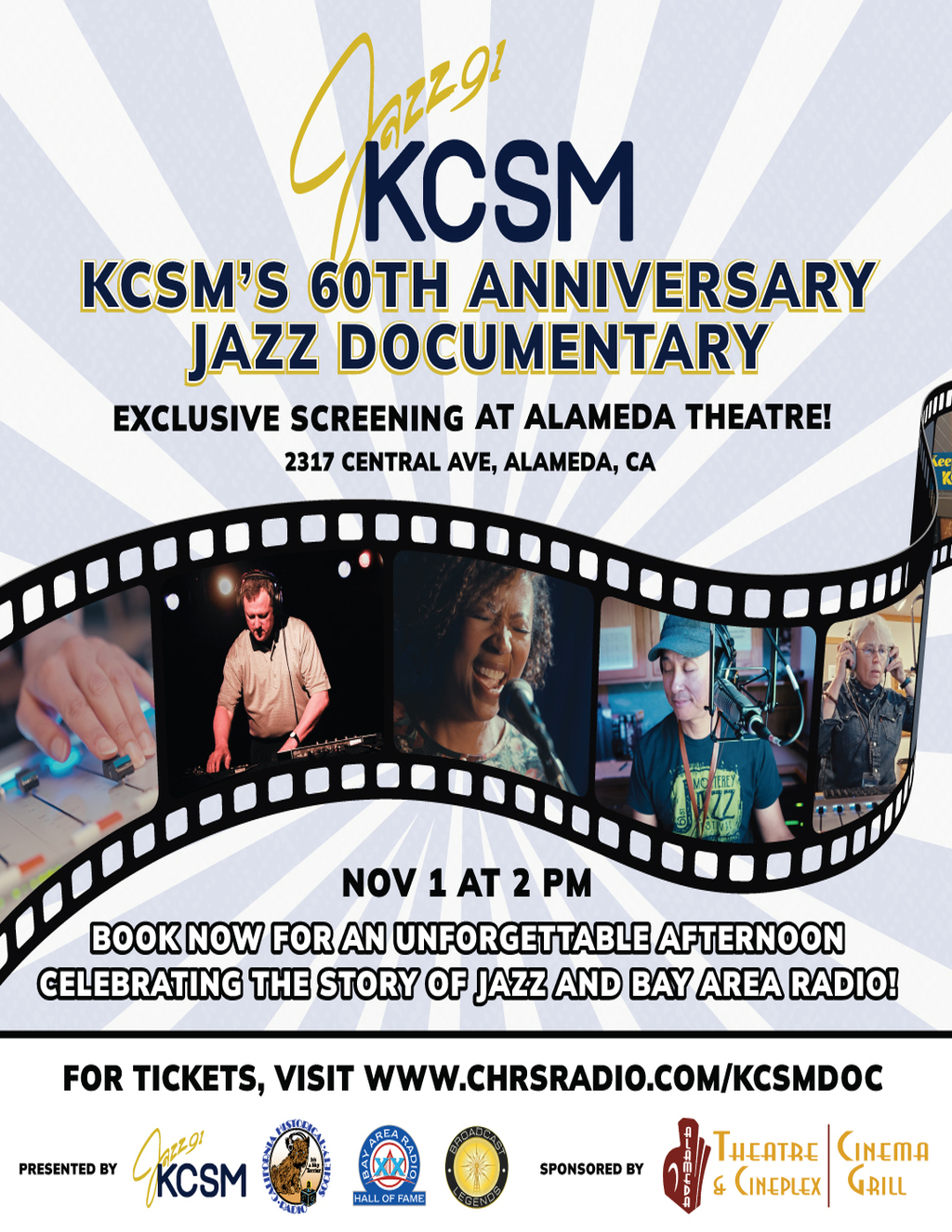 California Historical Radio Society Alameda Theatre  Alameda promotion flier on Digifli com