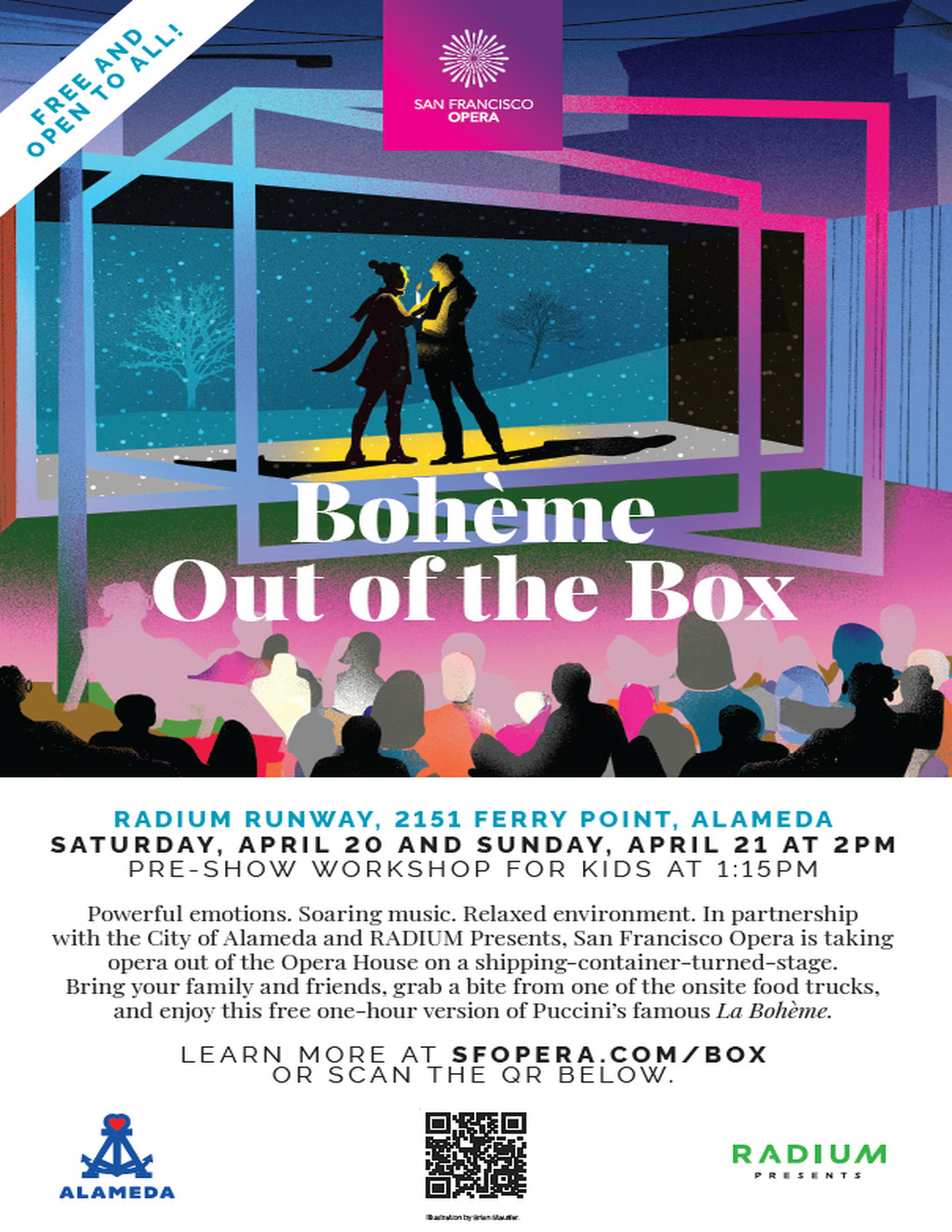  Experience   35 Boheme Out of the Box with San Francisco Opera promotion flier on Digifli com